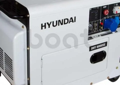 Дизельний генератор Hyundai DHY 6000SE - 3/5
