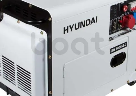 Дизельний генератор Hyundai DHY 6000SE-3 - 2/5