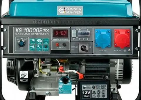 Генератор бензиновий Konner&Sohnen KS 10000E-1/3 - 1/5