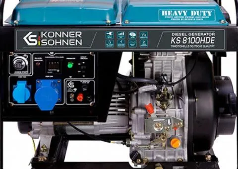 Генератор дизельний Konner&Sohnen KS 8100HDE - 1/5
