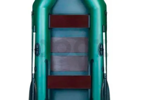 Ладья ЛТ-250АЕСБ надувний човен ПВХ гребний з рейковим пайолом (коврик)