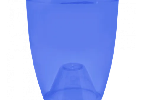 Вазон Орхидея прозрачно-синий d-15*17 1.8 л