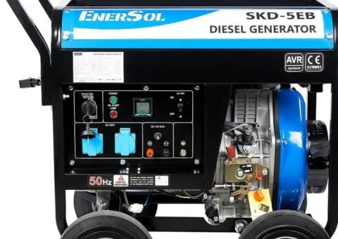 Diesel generator EnerSol SKD-5EB - 4/10