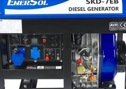 Diesel generator EnerSol SKD-7EB - 1/9