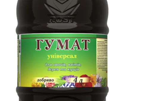 Organo-mineral fertilizer Rost Rost® Humate universal for vegetables, trees and shrubs - 4 L