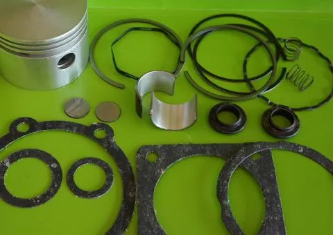 Compressor repair kit for MTZ, YUMZ, T-40, medium set + valve seat and spring (R1)