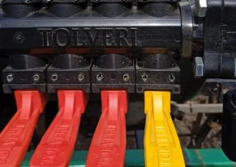 Розподільник Tolveri (Толвері) з гліцериновим манометром до навісного польового штангового - 7/10