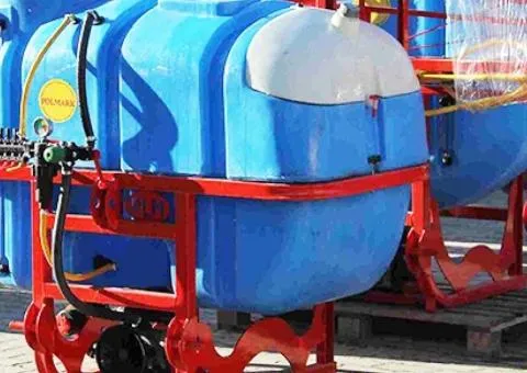 Польовий обприскувач 800 літрів (штанга 14 метрів, низька бочка) Polmark до трактора навісний - 5/10