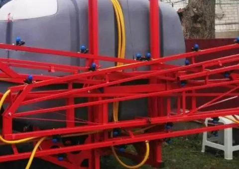 Оприскувач до трактора навісний 1000л/14м низька сіра бочка Marseplast (Марцепласт) - 10/10