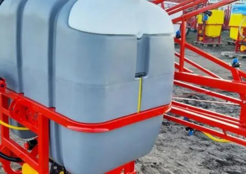 Польовий обприскувач (польська бочка Marseplast 1000 літрів, 16 метрів, стабілізатор, насос - 4/8