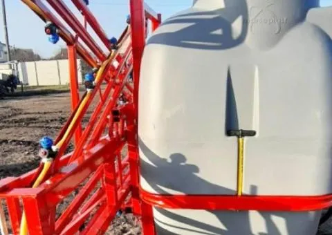 Польовий обприскувач (польська бочка Marseplast 1000 літрів, 16 метрів, стабілізатор, насос - 6/8