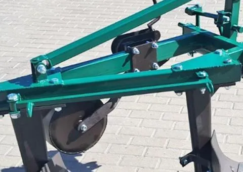 Two-body plow PN-225 VN (beam 60 cm, Polish share, maximum adjustments) for mini tractor - 1/10