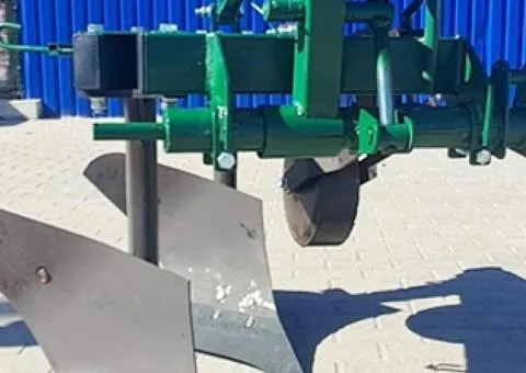 Two-body plow PN-225 VN (beam 60 cm, Polish share, maximum adjustments) for mini tractor - 6/10