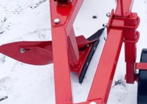 Left three-share plow PLN-3L-25SHp mounted for Virax tractor - 5/7