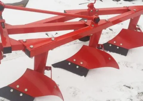 Left three-share plow PLN-3L-25SHp mounted for Virax tractor - 7/7