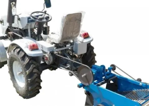 Offset conveyor potato digger for motor-cultivator with hydraulics KK22 (offset) - 2/2