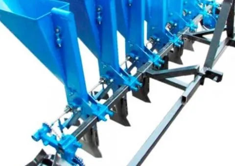 Six-row planter for garlic and onions CHS5 for mini-tractor garlic seeder - 1/3