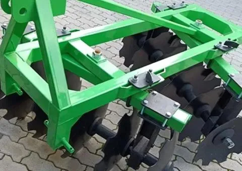 Борона дисковая 1,3 м Bomet навесная для минитрактора (усилённая рама, 2 секции дисков ромашка Ø 510 - 9/10