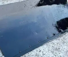 Лопата відвал для снігу навісна до мотоблока (водянка)