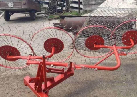 Граблі ворушилки до мінітрактора «Сонечко» 4 колісні ШИП - 3/4