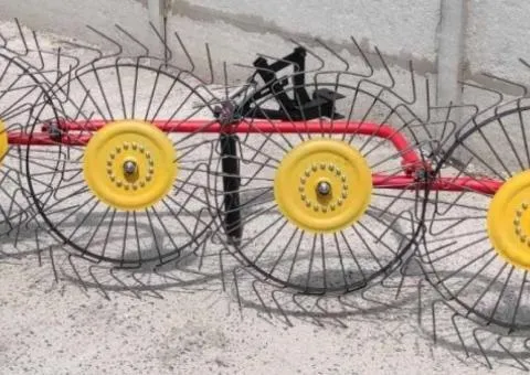 Rake tedder Sonechko GSM6 (1T) for walk-behind tractor, motor tractor (spoke 6 mm) - 1/10
