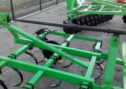 Культиватор з котком 1,8 м пружинний трьохрядковий передпосівний Бомет до мінітрактора потужністю - 5/8