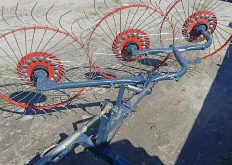 Граблі ворушилки Сонечко 3-колісні тракторні (спиця 6 мм) - 1/5