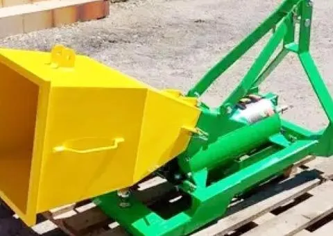 Шнековий подрібнювач гілок ПГ-60 задньонавісний від ВВП тракторний з форкопом (яблучком) під причіп - 1/10