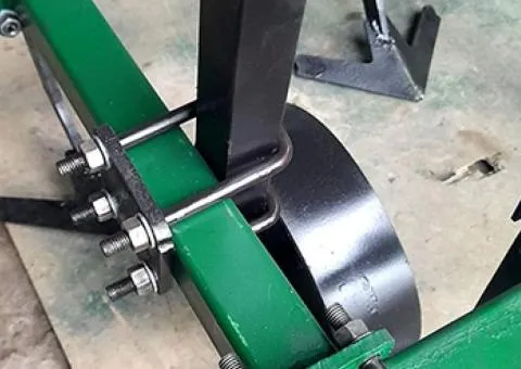 Стрільчатий культиватор 1,6 м дворядний розбірний передпосівний паровий до мінітрактора (7 лап на - 6/8