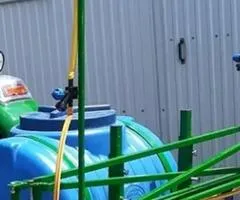 Обприскувач до мінітрактора навісний 200 літрів електричний (штанга 8 метрів)
