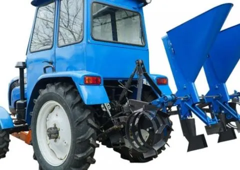 2-рядна саджалка часнику та цибулі ЧС17 (ложки d 34 мм) для мінітрактора часникосаджалка - 2/4