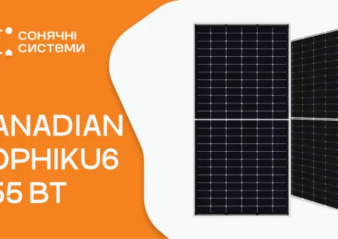 Солнечные панели Canadian Solar N-type (555 Вт)