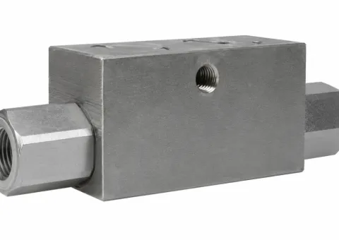 Гідрозамок двосторонній VBPDE 3/8″ L (керований зворотний клапан)