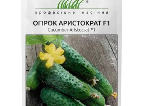 Огірок самозапильний Аристократ F1 50 шт, Насіння, 10 шт.