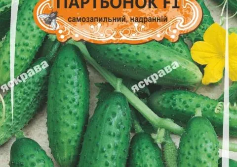 Огірок д/ж Партьонок F1 (БАНКА) 10-15нас (50шт), Насіння, 50 шт.