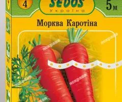 Морква на стрічці Каротина 5м, Насіння, 10 шт.