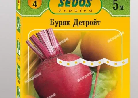 Буряк столовий на стрічці Детройт 5м, Насіння, 10 шт.