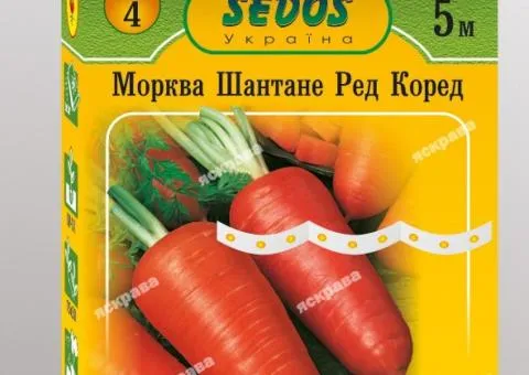 Морква на стрічці Шантане Ред Кор 5м, Насіння, 10 шт.