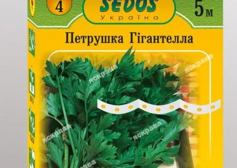Петрушка листкова на стрічці Гігантела 5м, Насіння, 10 шт.