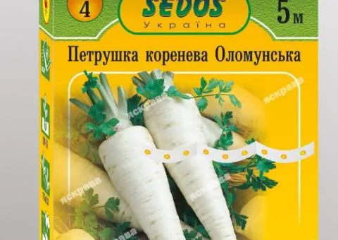 Петрушка коренева на стрічці Оломунська 5м, Насіння, 10 шт.