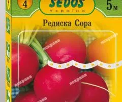 Редиска на стрічці Сора 5м, Насіння, 10 шт.