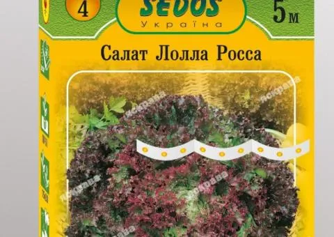 Салат на стрічці Лолла Росса 5м, Насіння, 10 шт.