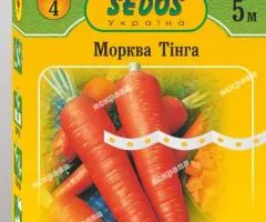 Морква на стрічці Тінга 5м, Насіння, 10 шт.