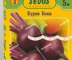 Буряк столовий на стрічці Бона 5м, Насіння, 10 шт.