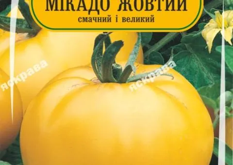 Томат Томат Мікадо жовтий 60-90 нас, Насіння, 25 шт.