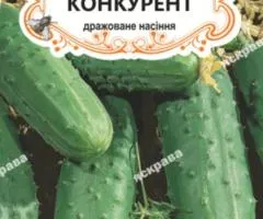 Огірок д/ж Конкурент (БАНКА) 20-30нас, Насіння, 25 шт.