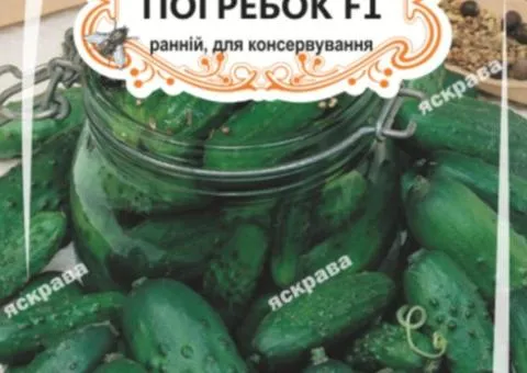 Огірок д/ж Погрєбок F1 (БАНКА) 20-30нас, Насіння, 25 шт.