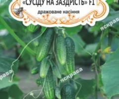 Огірок-корнішон д/ж Сусіду на заздрість F1 (БАНКА) 20-30нас, Насіння, 25 шт.