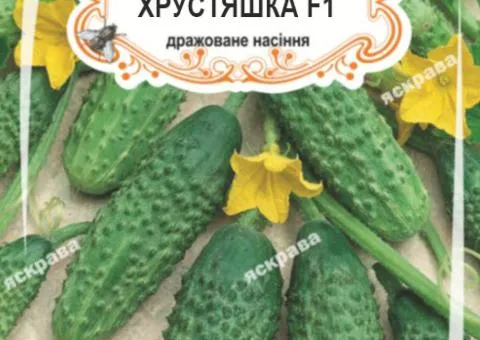 Огірок д/ж Хрустяшка F1 (БАНКА) 20-30нас, Насіння, 25 шт.