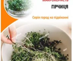 Насіння мікрозелені Гірчиці 30 г, Насіння, 10 шт.
